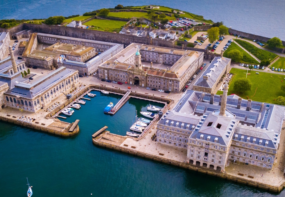 The building at Royal William Yard, Block Workspace in Plymouth