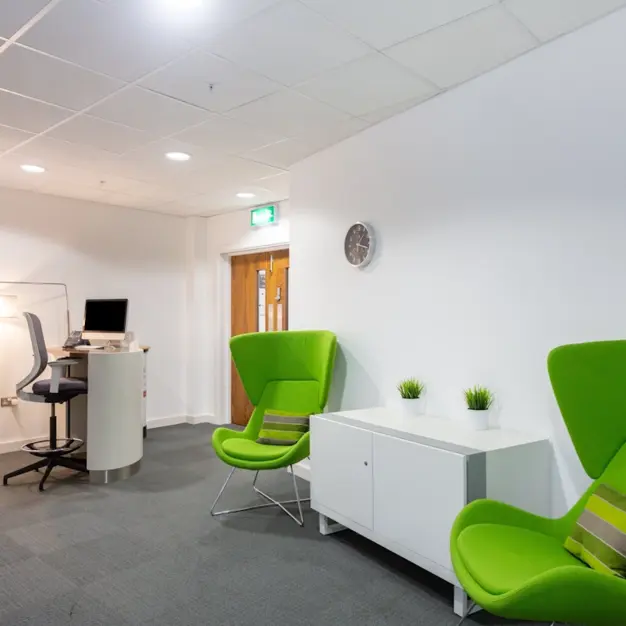 The reception at Charles Street, Regus in Plymouth