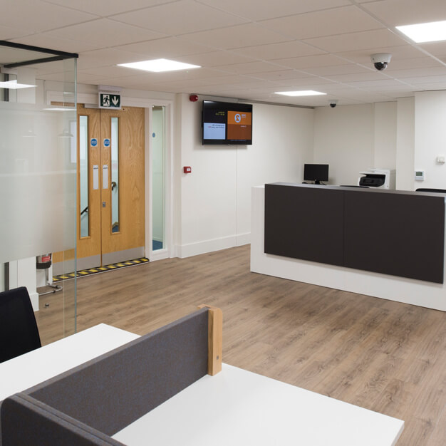 Reception at Queen Street, Regus in Salisbury