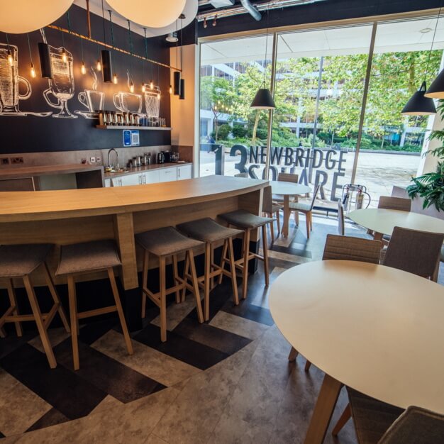 Café area at Newbridge Square, FigFlex Offices Ltd, Swindon