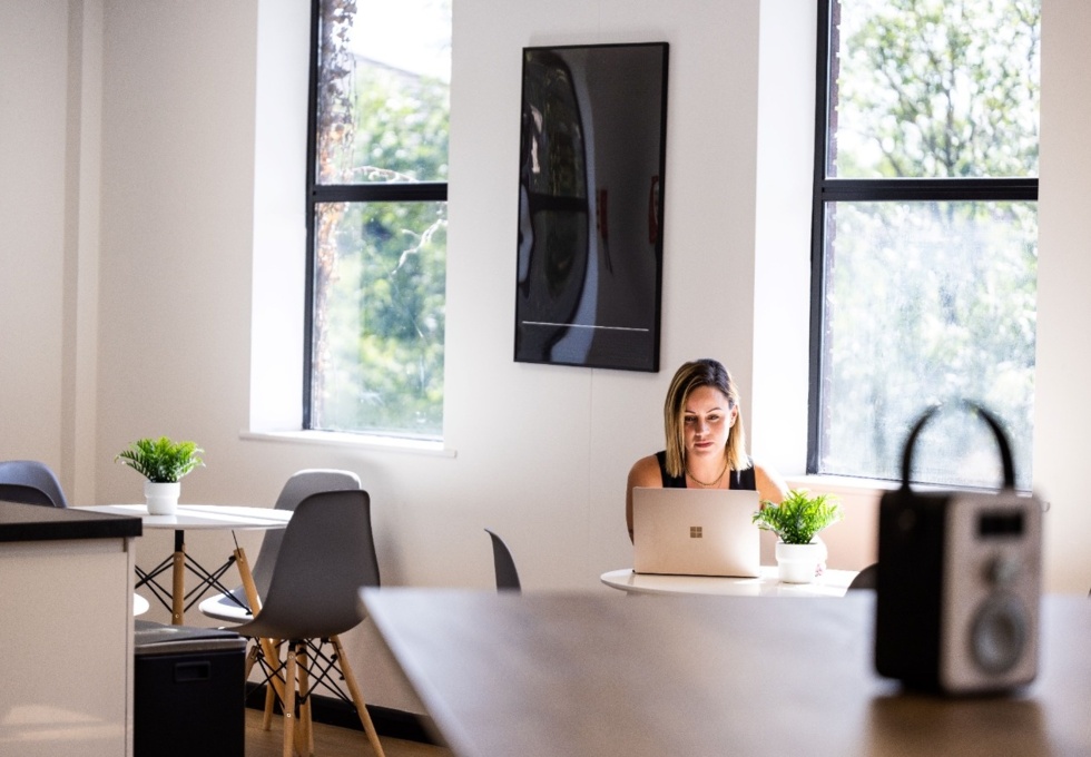 Enjoy the communal space in Blackbrook Park Avenue, Block Workspace in Taunton