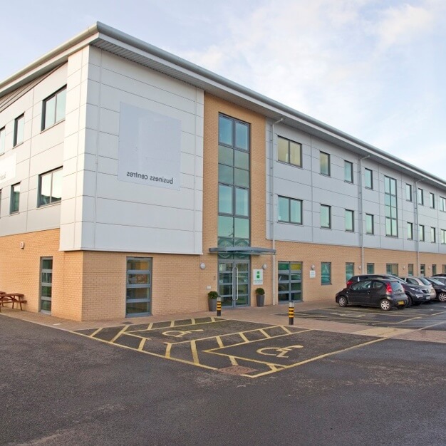The building at Oakfield Close, Regus, Tewkesbury