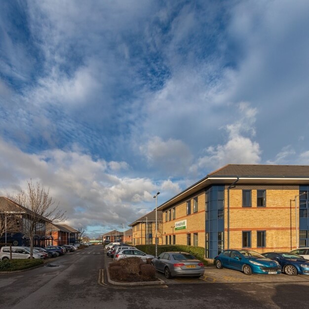 Building outside at Neptune Court, Workbench Office Ltd, Cardiff