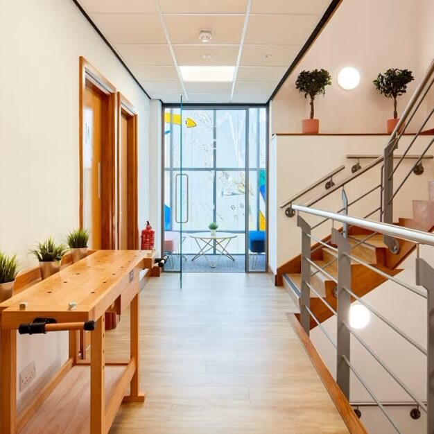 Hallway area at Ocean Way, Workbench Office Ltd (Cardiff)