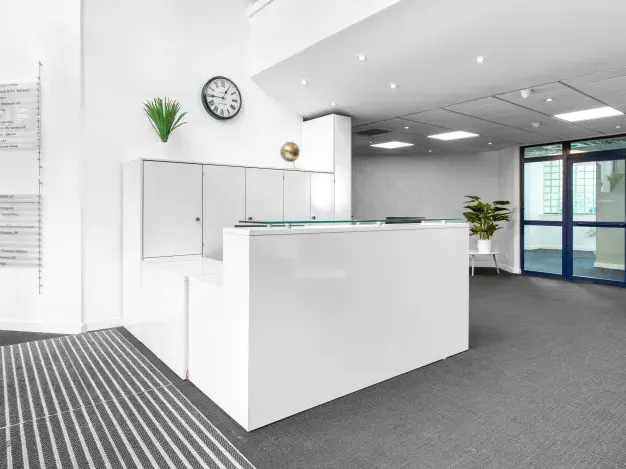 Reception at Malthouse Avenue, Regus in Cardiff