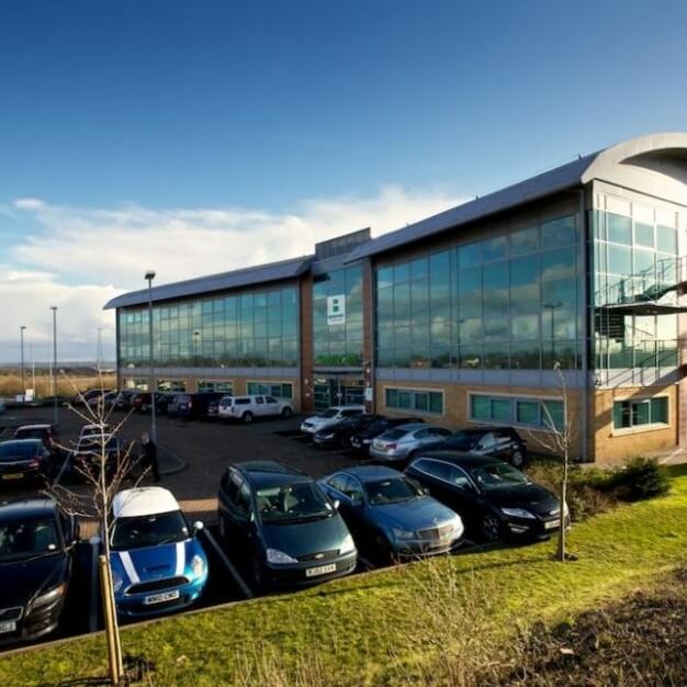Building outside at Beaufort Park, Regus, Chepstow
