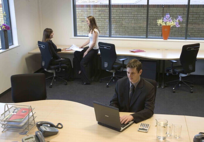 Dedicated workspace on Priory Drive, Rombourne Business Centres in Newport