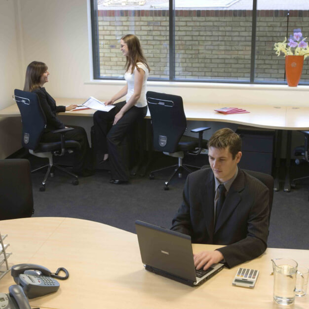 Dedicated workspace on Priory Drive, Rombourne Business Centres in Newport