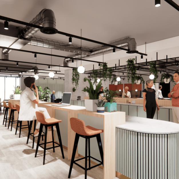 A breakout area - Brindley Place, Spacemade, Birmingham