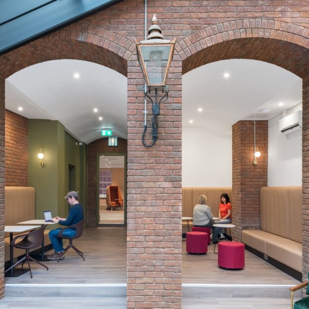 A breakout area in Colmore Row, The Boutique Workplace Company, Birmingham
