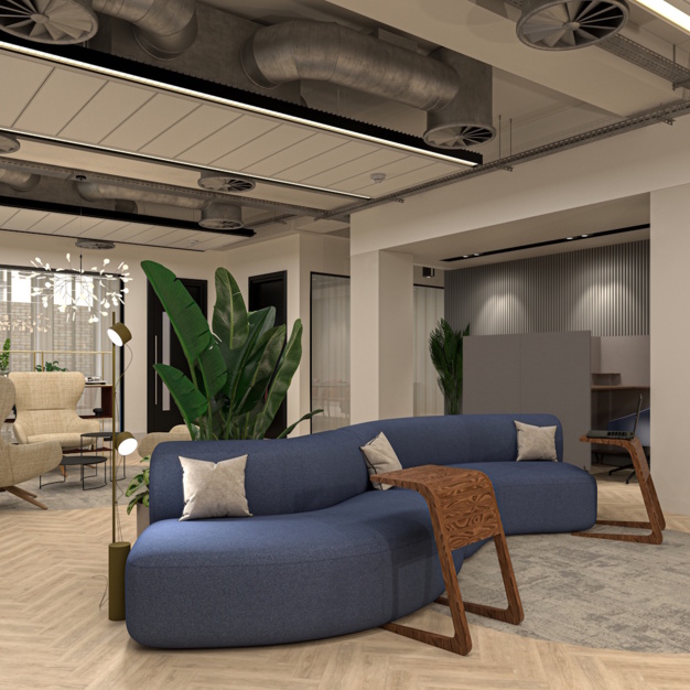 A breakout area - St Philips Place, Gilbanks, Birmingham