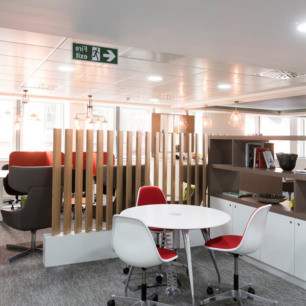 Breakout area at Newhall Street, Regus in Birmingham