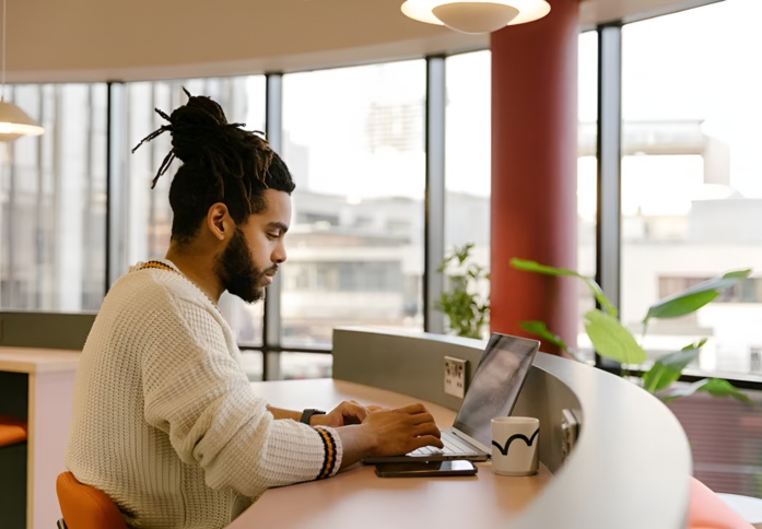 Breakout area at Temple Row, Runway East in Birmingham