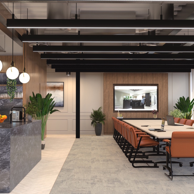 Breakout space for clients at St Philips Place, Gilbanks in Birmingham