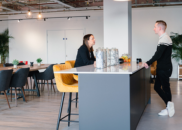 Breakout space for clients - Chamberlain Square, Cubo Holdings Limited in Birmingham