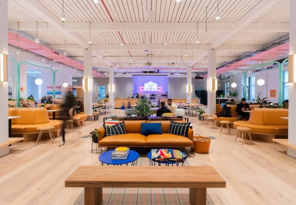 Breakout space for clients - Newhall Street, WeWork in Birmingham