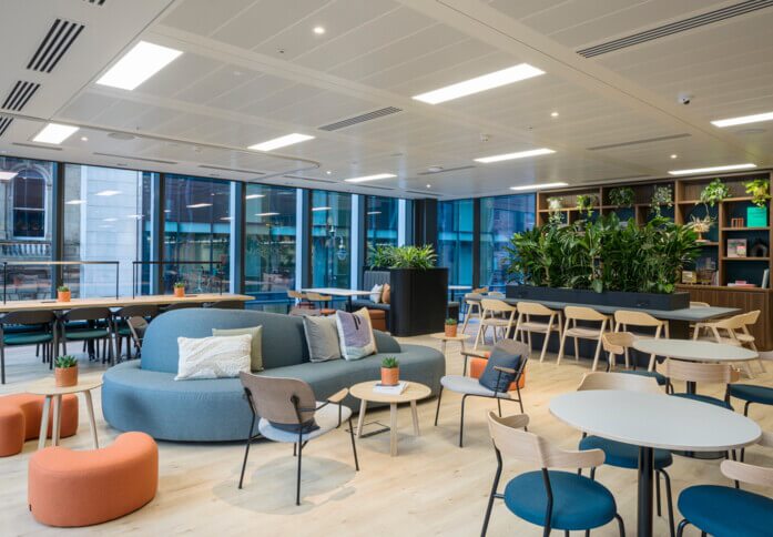 Breakout space in Colmore Row, X and Why Ltd (Birmingham)