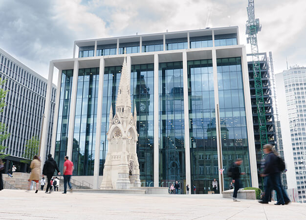 Building external for Chamberlain Square, Cubo Holdings Limited, Birmingham