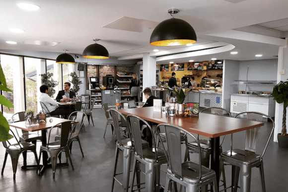 Café/restaurant within Solihull Parkway, Citibase, Birmingham