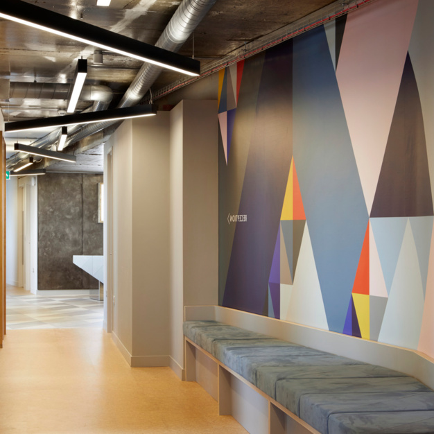 Hallway access at Suffolk Street Queensway, Alpha Works, Birmingham