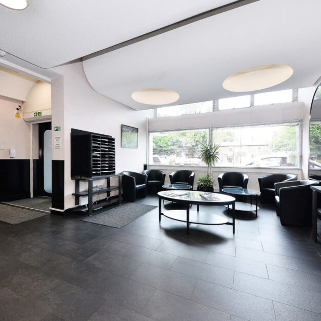 Reception area at Hagley Road, Innervision Limited in Birmingham