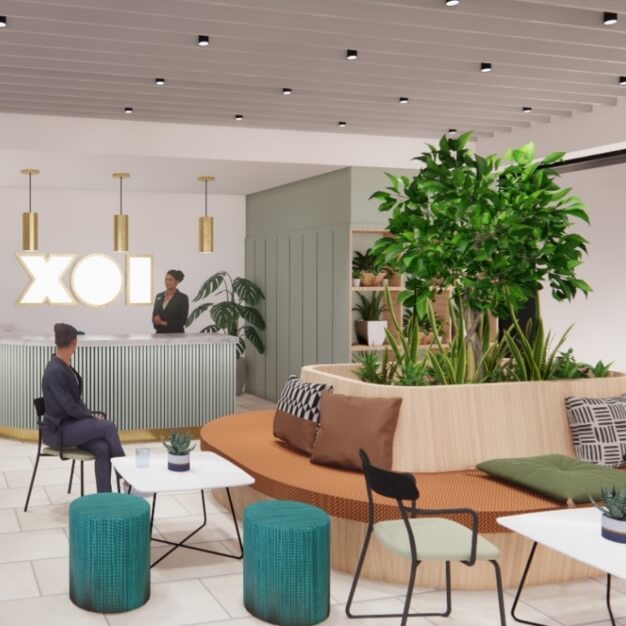 Reception in Brindley Place, Spacemade, Birmingham