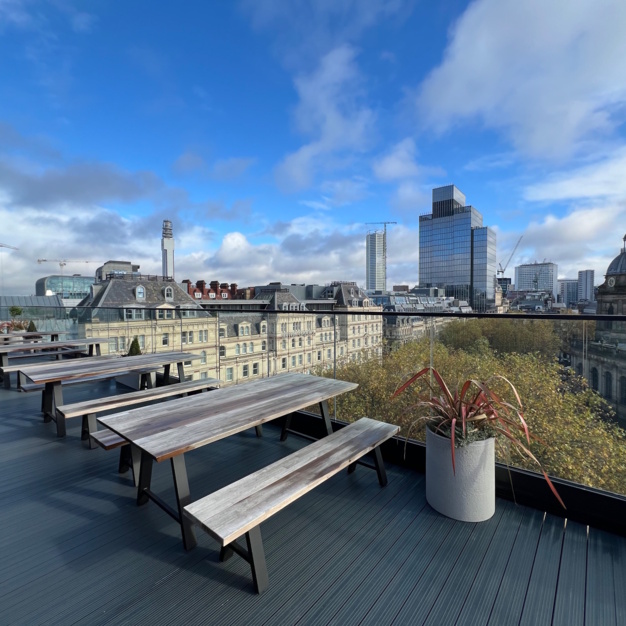 Roof terrace in St Philips Place, Gilbanks, Birmingham