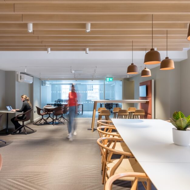 The breakout area - Colmore Row in Birmingham, The Boutique Workplace Company