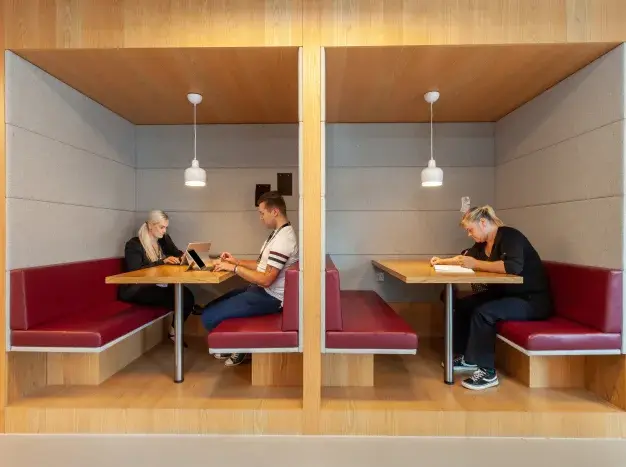 The communal space at Great Charles Street, Regus in Birmingham