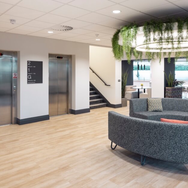 The foyer at Devon Way, Pure Offices (Birmingham)