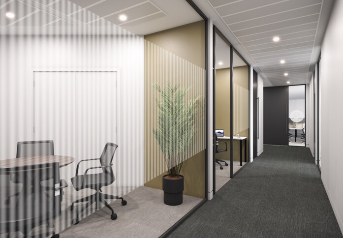 The meeting room at Bickenhill Lane, Orega in Birmingham