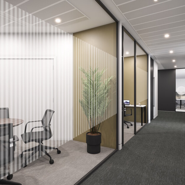 The meeting room at Bickenhill Lane, Orega in Birmingham