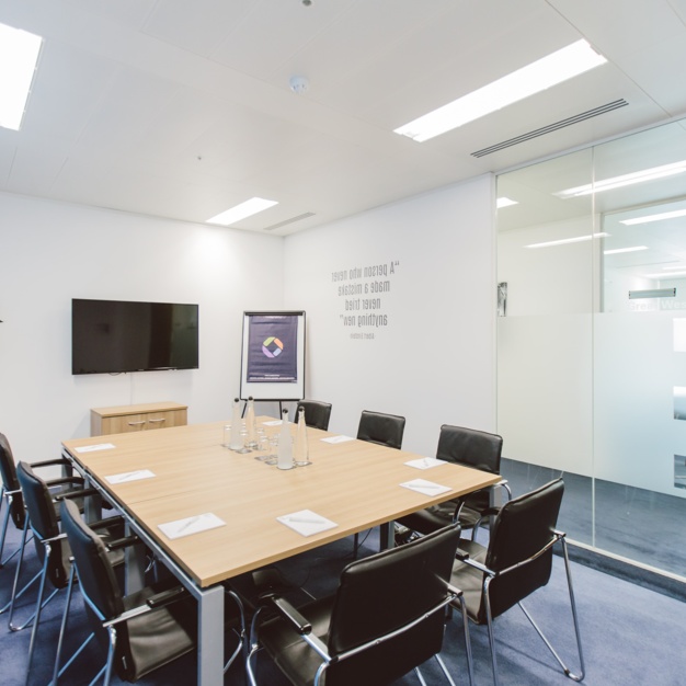 The meeting room at Colmore Circus, Orega in Birmingham