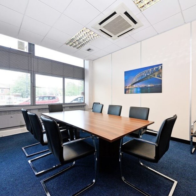 The meeting room at Hagley Road in Birmingham, Innervision Limited