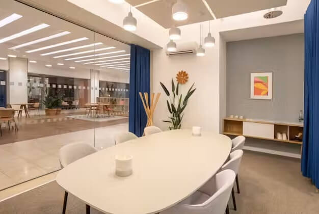 The meeting room at Wharfside Street, Regus in Birmingham