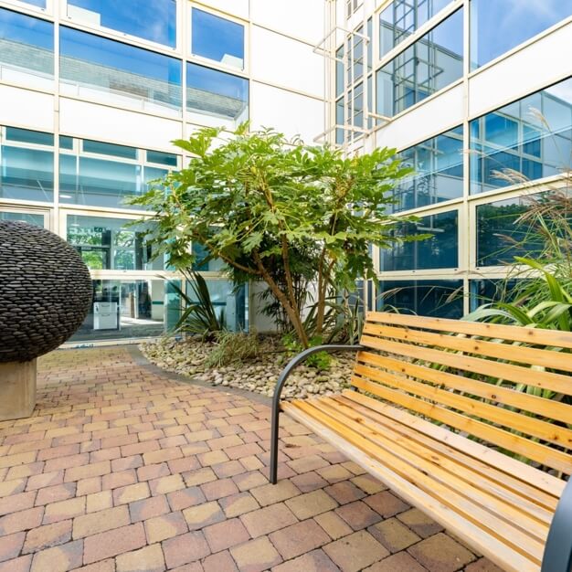 The outdoor area at Solihull Parkway, UBC UK Ltd in Birmingham