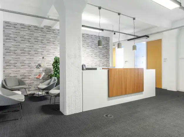 The reception at Fort Parkway, Regus in Birmingham