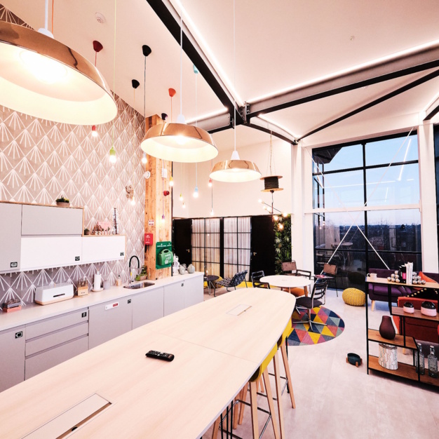 Kitchenette at Park Plaza, Offiss Ltd in Cannock