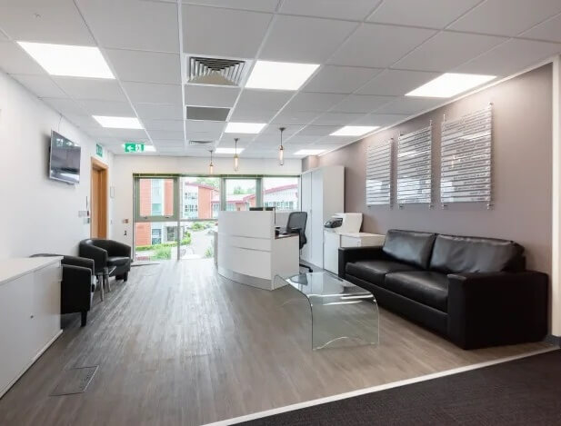 Reception - Orbital Plaza, Regus in Cannock