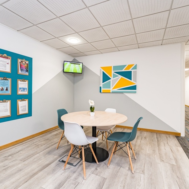 Breakout area at High Street, UBC UK Ltd in Henley in Arden