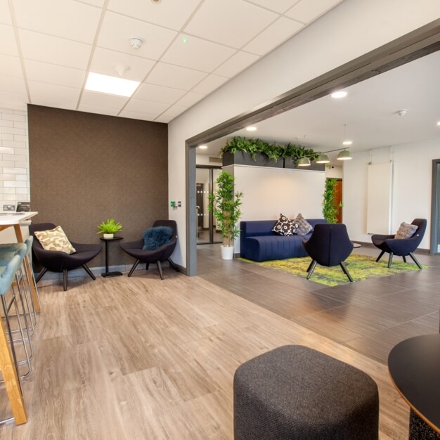 A breakout area in Broadwell Road, Pure Offices, Oldbury