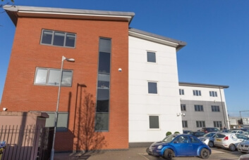 Building outside at Broadwell Road, Pure Offices, Oldbury