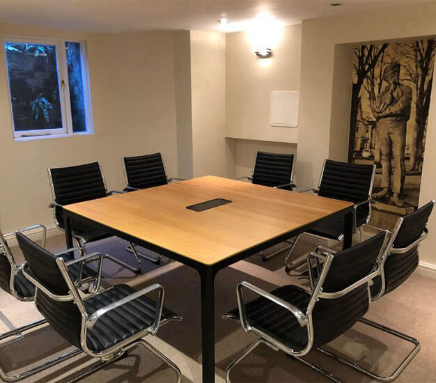 The meeting room at Regent Place, Mike Roberts Property in Rugby