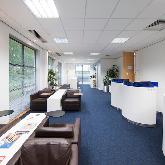 Breakout area at Central Boulevard, Regus in Solihull