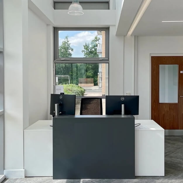 Reception in Knights Court, Regus, Solihull