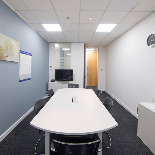 The meeting room at Central Boulevard, Regus in Solihull