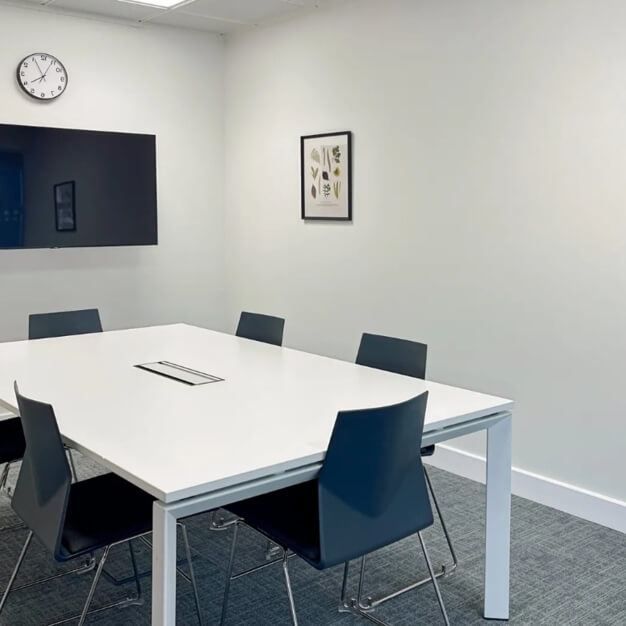 The meeting room at Knights Court, Regus in Solihull