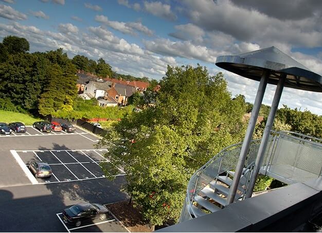 The parking at Stratford Road, Your Serviced Office in Solihull