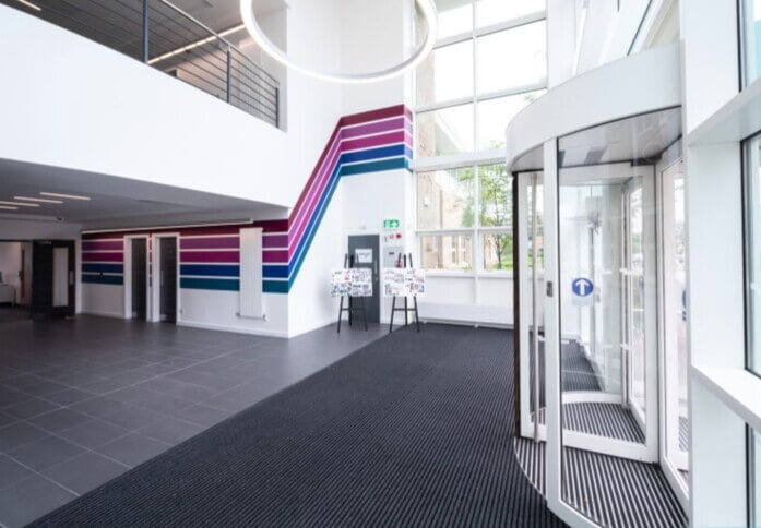 The reception at Highlands Road, Biz-Space in Solihull