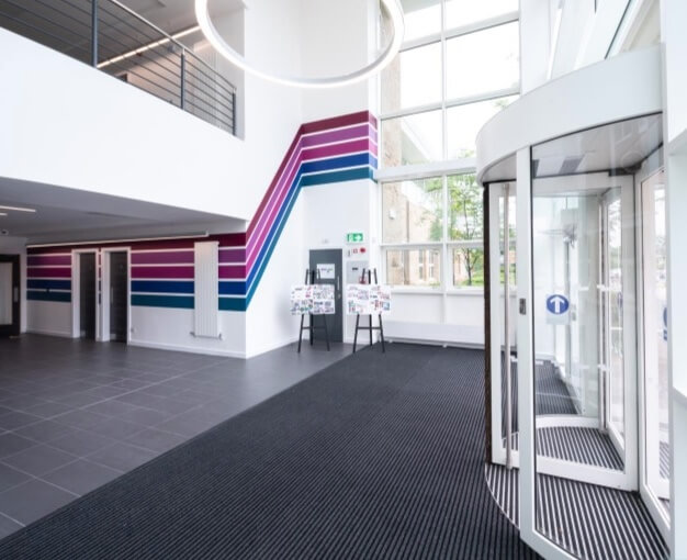 The reception at Highlands Road, Biz-Space in Solihull